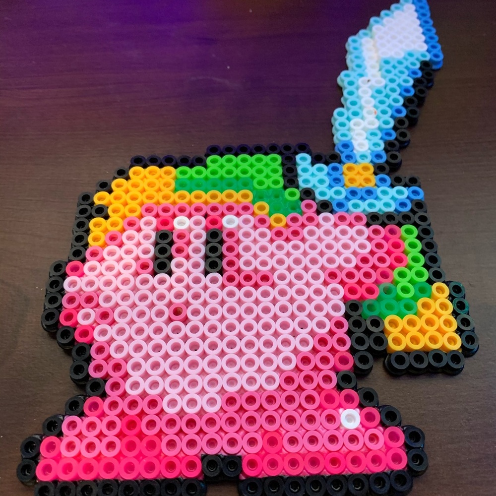 Kirby / Link Perler Art
